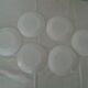 6 plates orange flowers - yellow Arcopal France Vintage