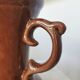 Vintage Kichevo Pottery Vase: Yugoslavian Brown Glazed Earthenware Decor