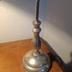 Chrome metal design table lamp – swan neck style
