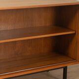Classic sideboard by Lothar Wegner, 1960s, teak veneer, glass sliding door
