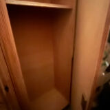 Rattan marquetry wardrobe from the 1950s.