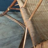 Rattan armchair