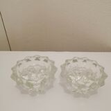 Vintage glass candle holder