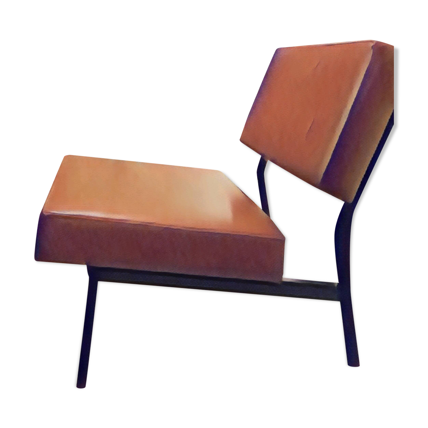 Trio of modular dlg P.Guariche armchairs 1960's