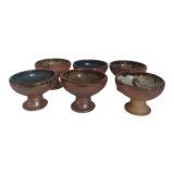 Set of 6 standing sandstone standing sections