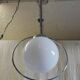 Art Deco opaline globe pendant - mid 20th century