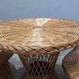 3-piece rattan lounge set