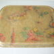 Old service tray 1950s/60s fiberglass decoration carrot bread kitchen