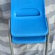Pair of tubular metal child chains and plastic seat