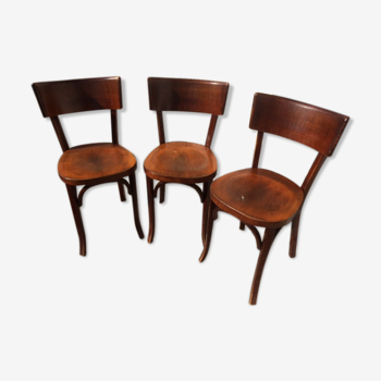 Lot de 3 chaises bistro  baumann