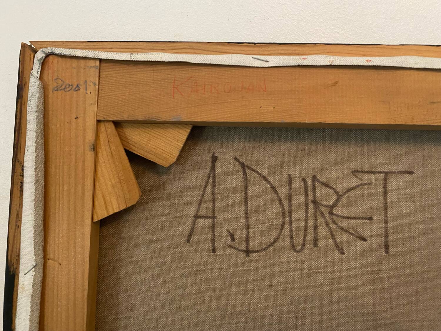 Landscape of Kairouan signed Duret