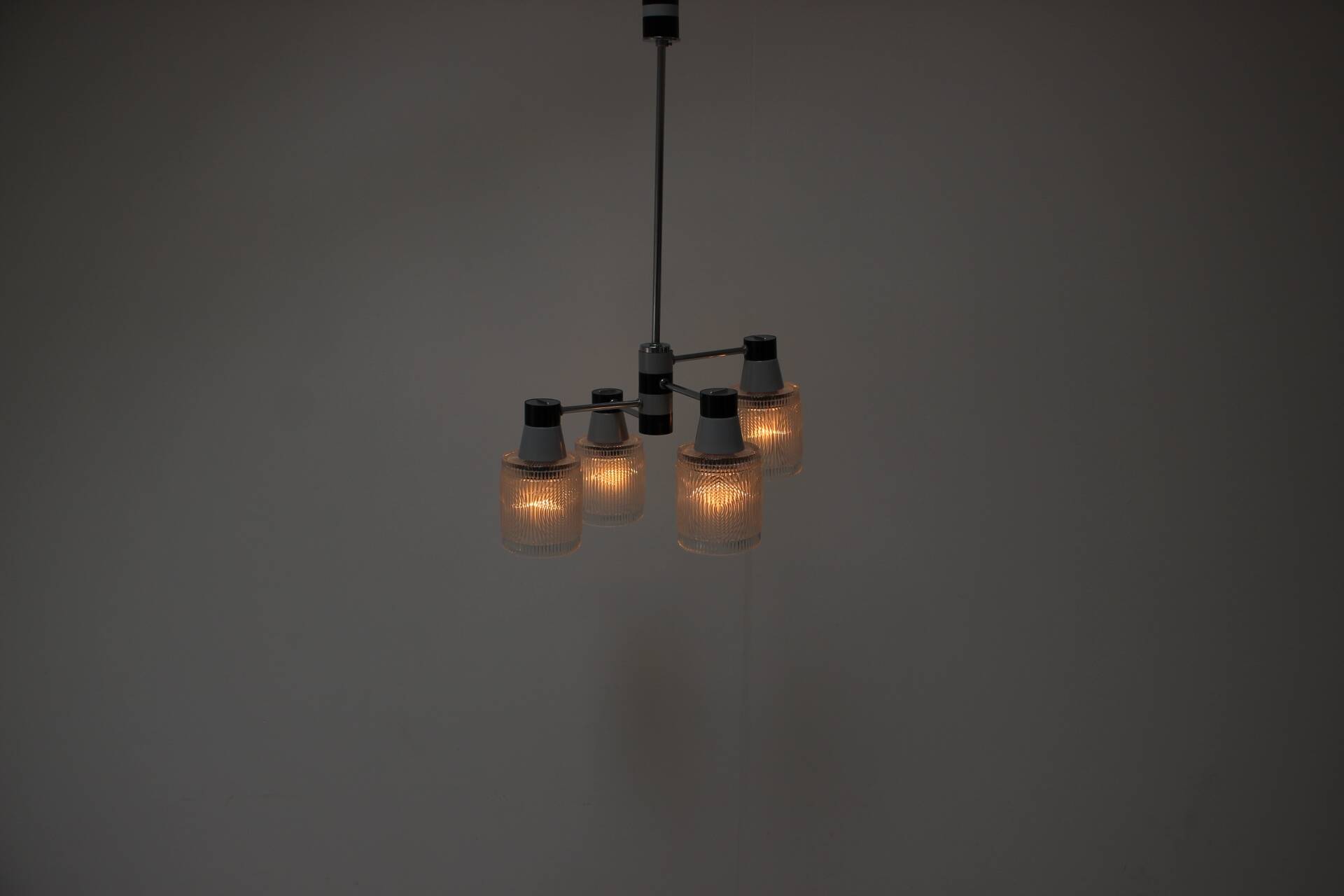 Midcentury Chandelier by Drukov, 1970's, Czechoslovakia