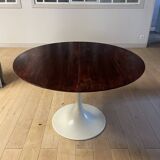 Rosewood table extendable tulip foot