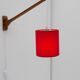 Scandinavian Mid-Century modern Wall lamp/swing teak lamp