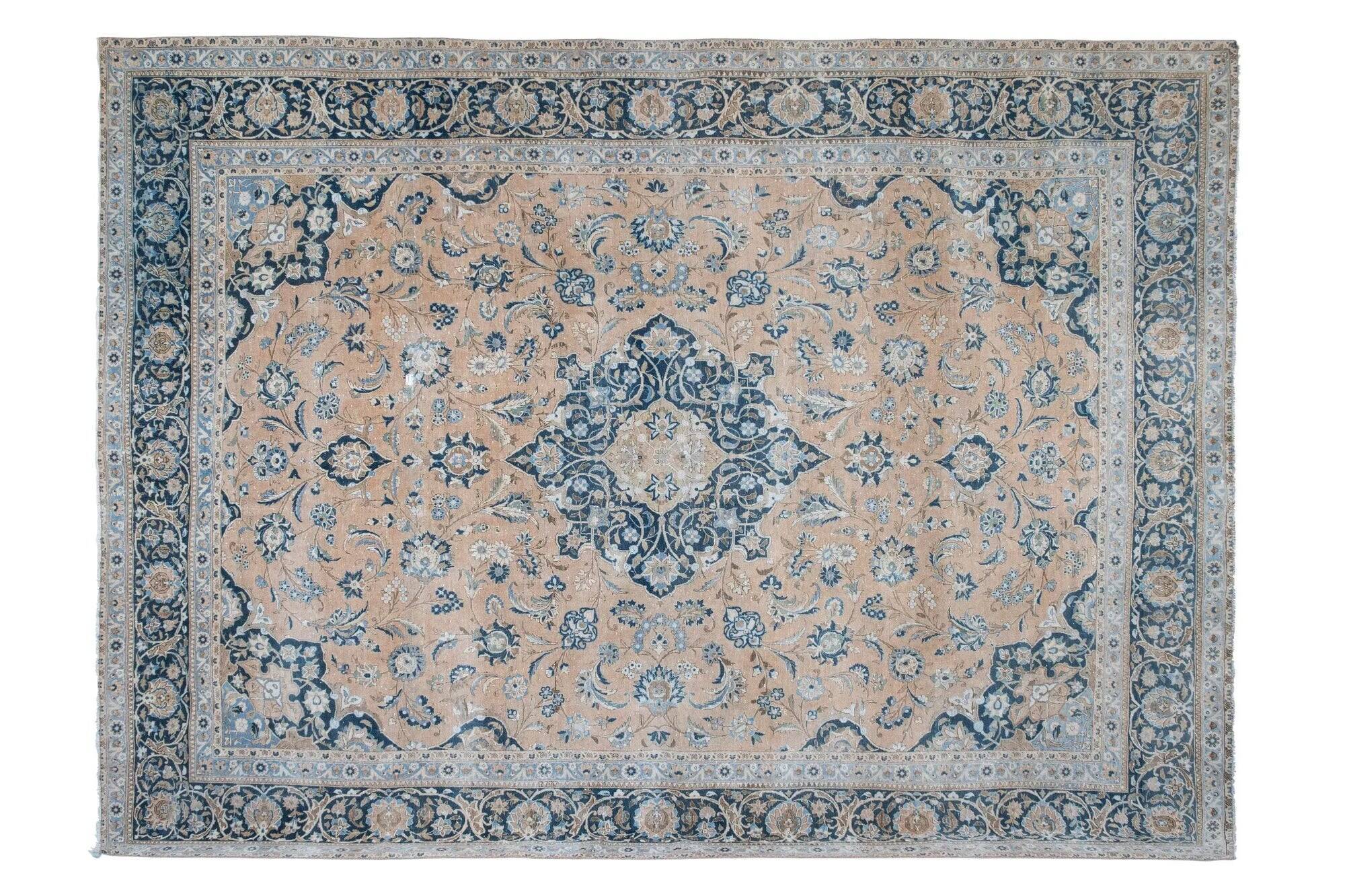 Vintage Turkish rug handmade 312x420 cm