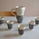 Roger Capron (1922 2006) orangeade service in enamelled tin earthenware