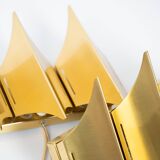 Pair of 2 Danish sconces Gothic 3 by Bent Karlby, Lyfa, 1960s