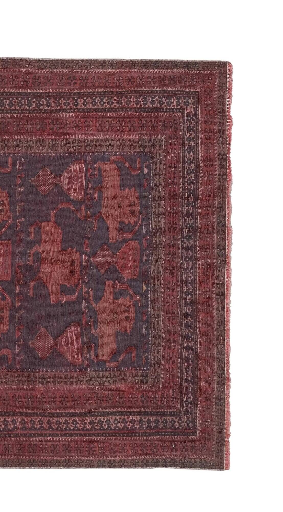 Tapis turc vintage fait main