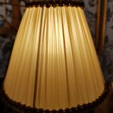 Authentic golden iron lamp pleated blinds
