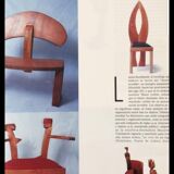 Art furniture Chili conversation sofa Macarena Irarrázaval