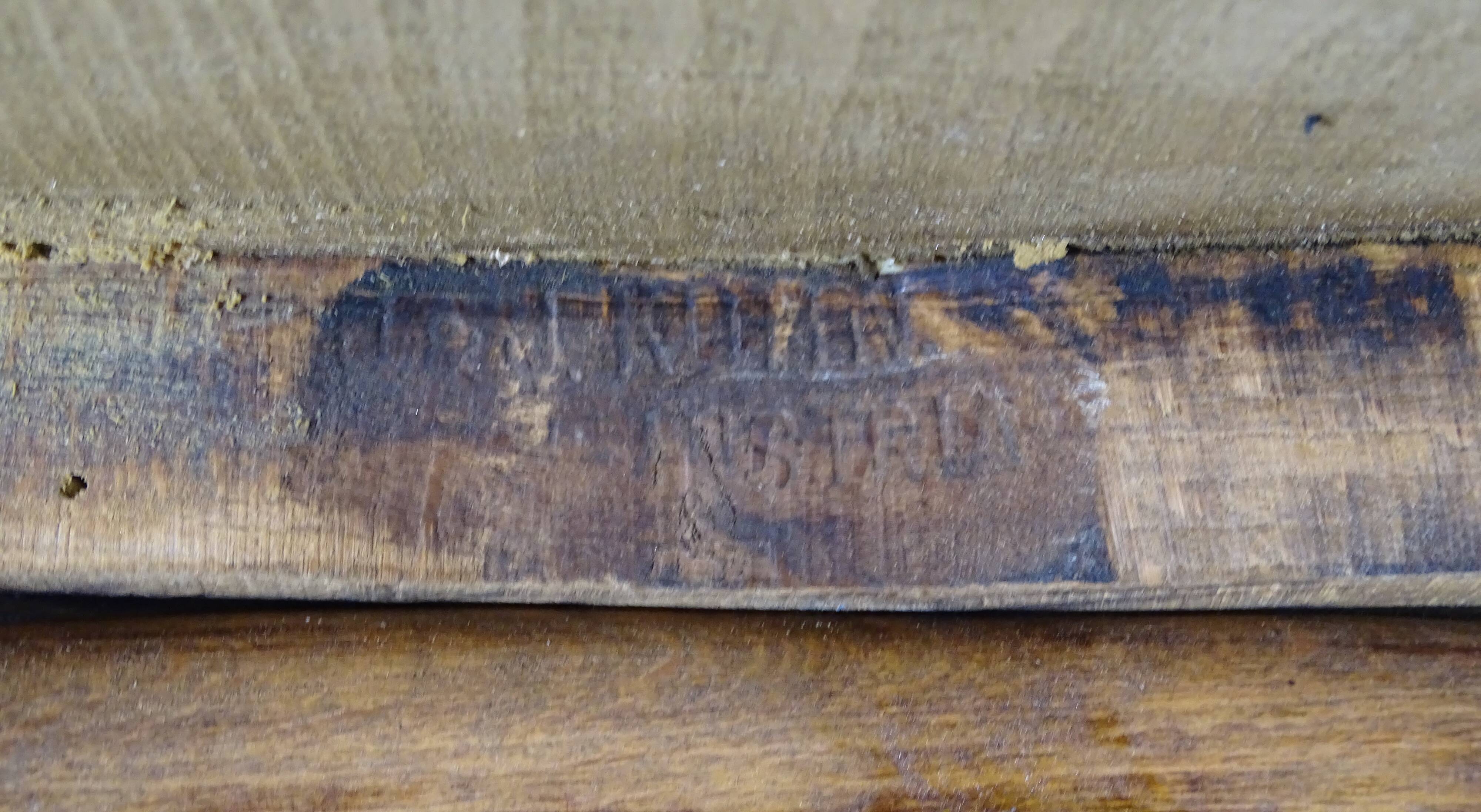 KOHN armchair N°196, circa 1905, bistro wood seat