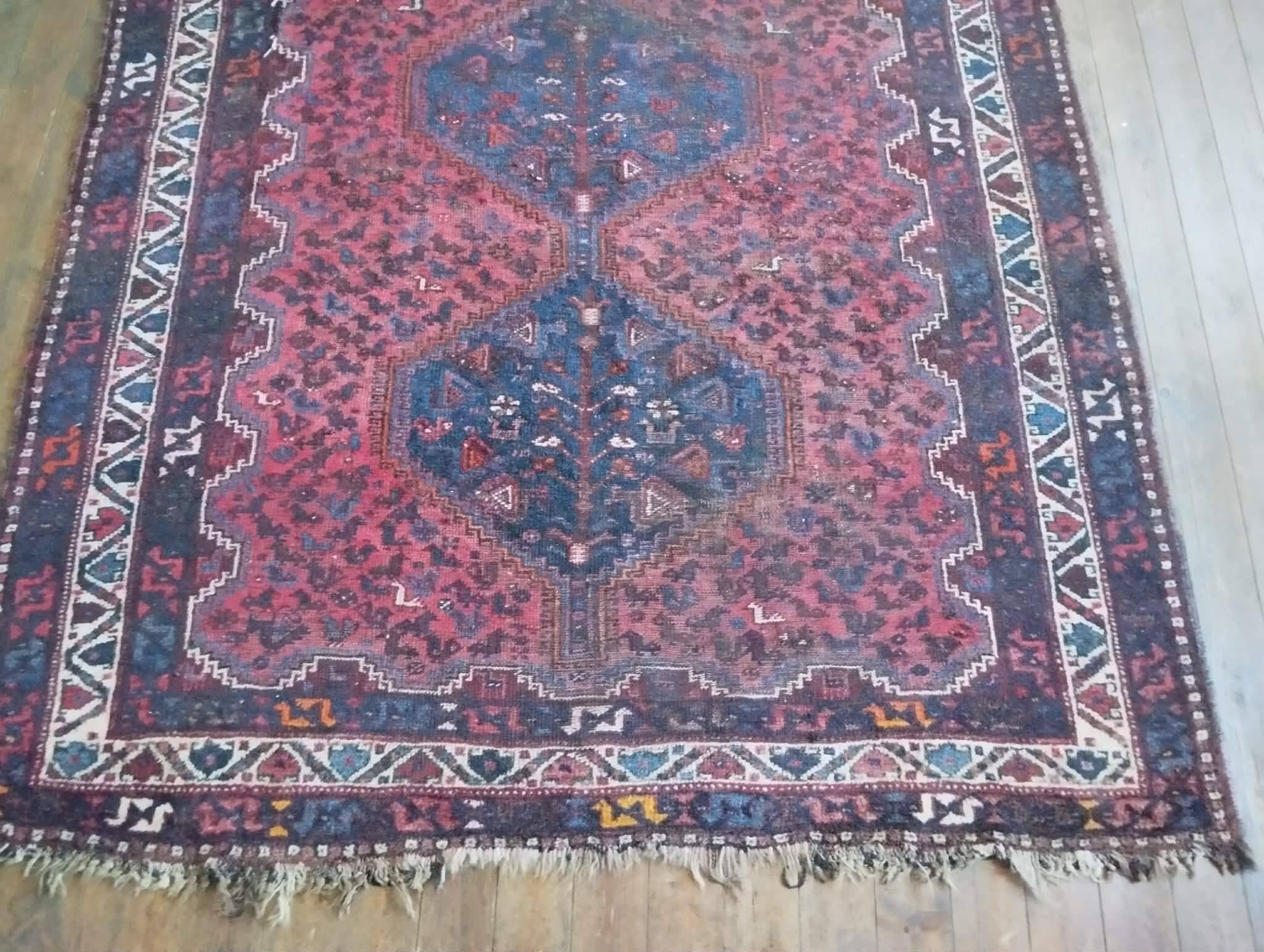 Handmade Qashqai Persian rug 288x207cm
