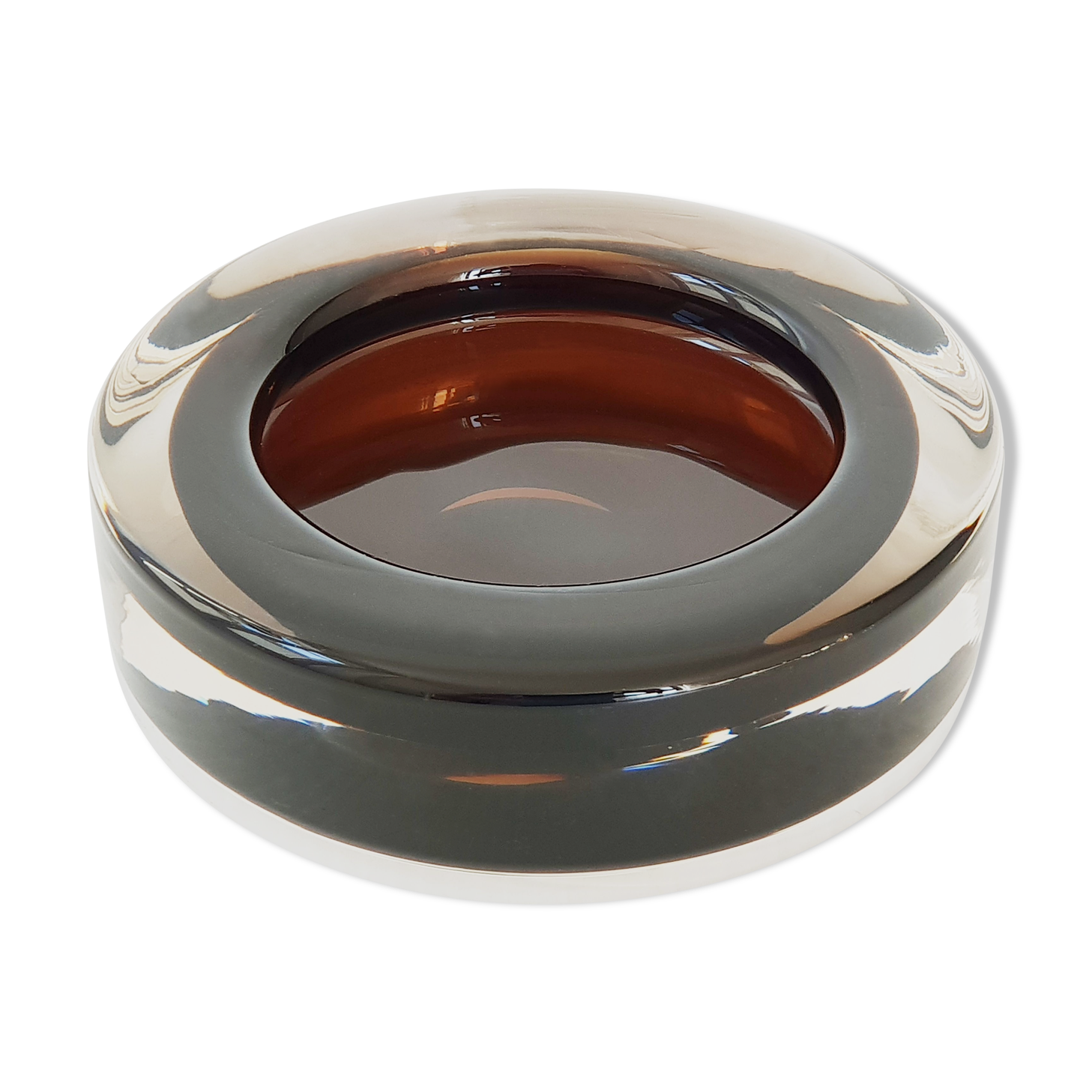 Vintage Murano glass trinket bowl