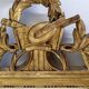 Antique carved and gilded wooden mirror, Louis XVI style – 54 x 92 cm