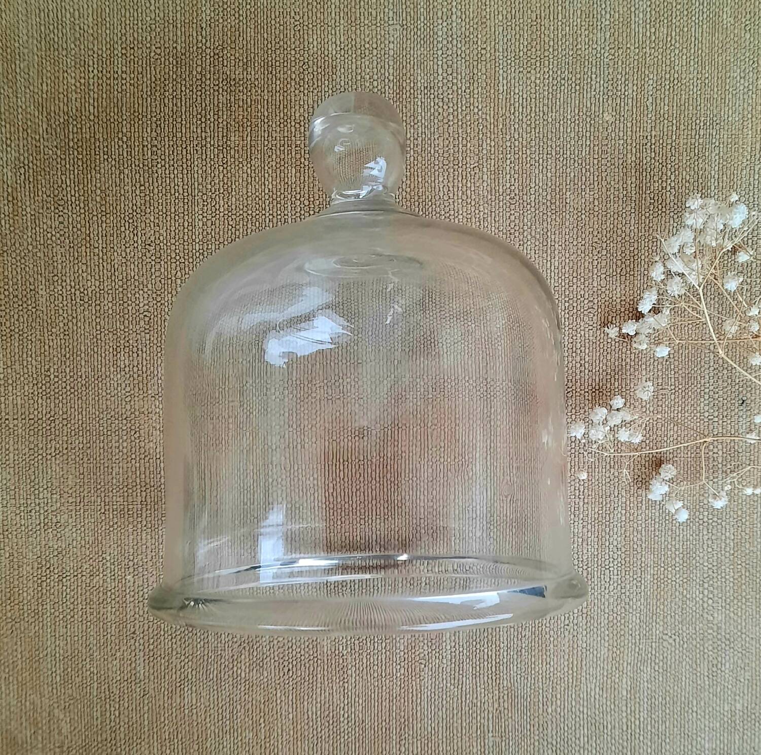 Old glass bell