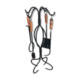 Full wrought iron fireplace servant