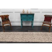 Vintage Turkish Oushak handmade wool cotton beige runner rug 63x295