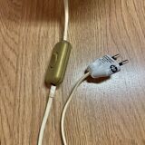 Large glass lamp Scandinavian design 1950.