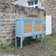 Buffet enfilade art deco vintage cannage