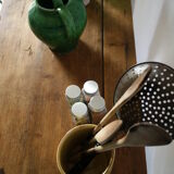 Farmhouse side table in old wood