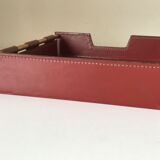 Vintage quilted leather desk set design 70 years