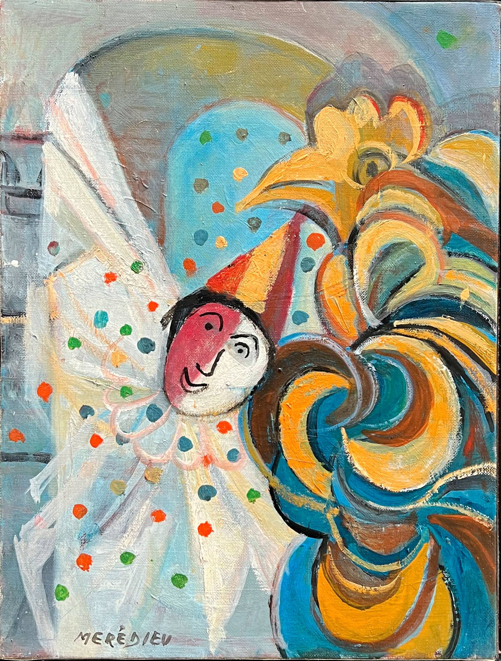 "The Rooster and the White Clown" by Robert Méredieu