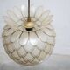 Suspension fleur vintage en nacre