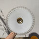 Vintage lace white opaline pendant lamp