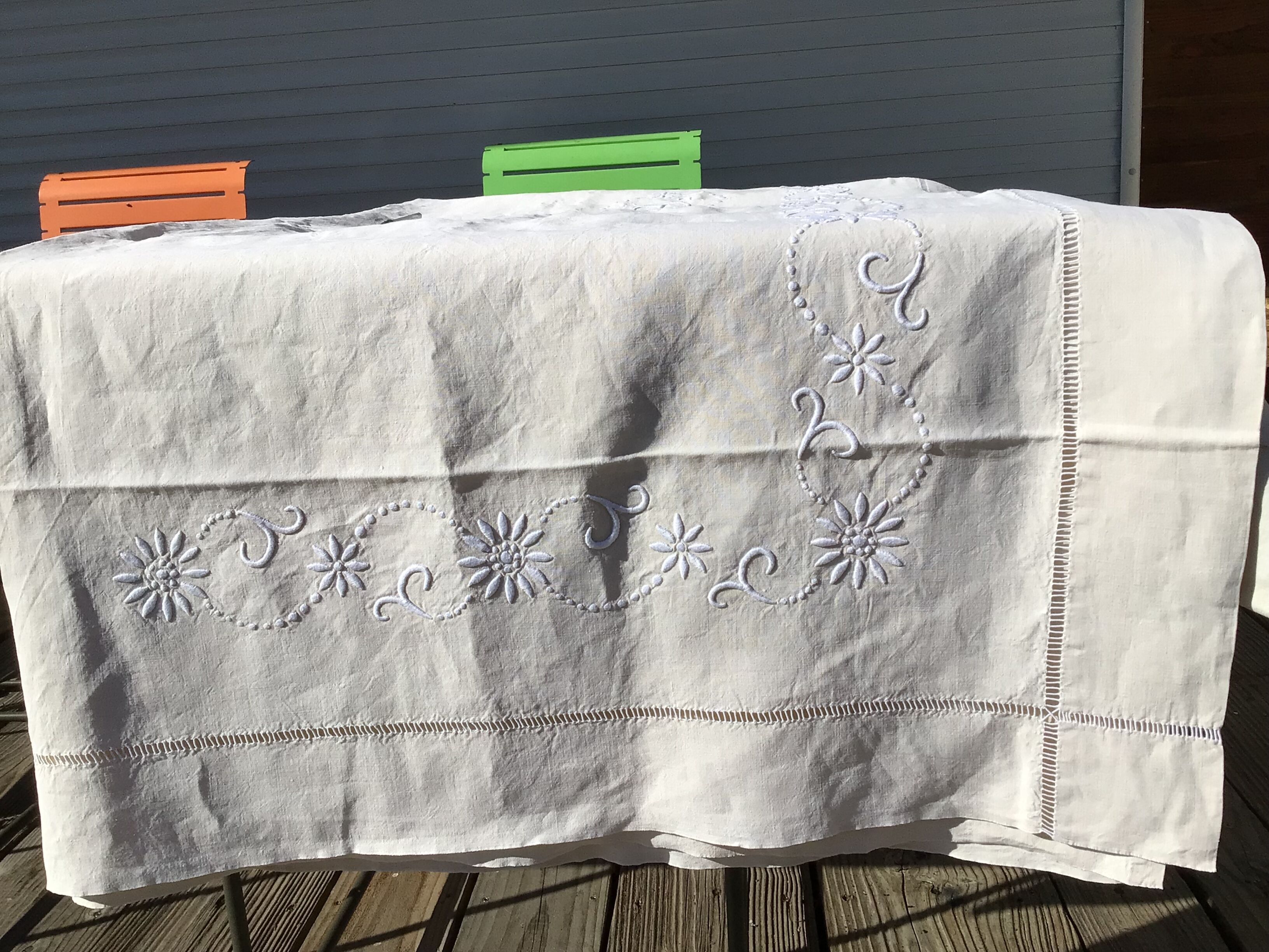 Sheet 2 places BL linen nine flowers pastilles