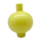 Decorative vase in yellow opaline