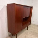 Vintage teaken cabinet / bar cabinet / wall unit