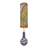 Floor Lamp with Illuminated Glass Base from Doria Leuchten, 1960s