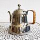 Plated art deco teapot jug, Christofle, France, 1940s.