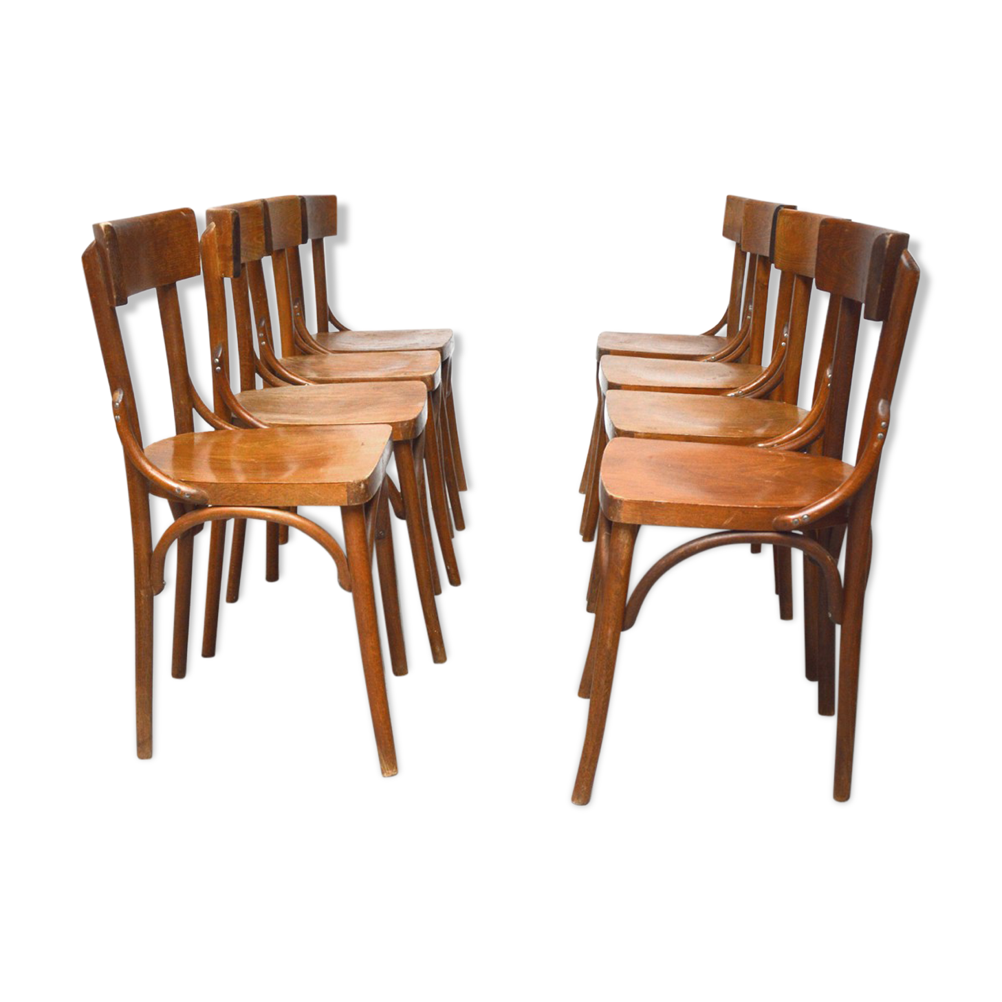 8 Thonet bistro chairs