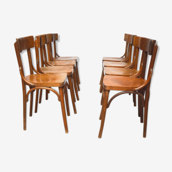 8 chaises bistrot Thonet