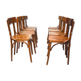 8 Thonet bistro chairs