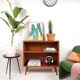 Danish teak veneer bookcase