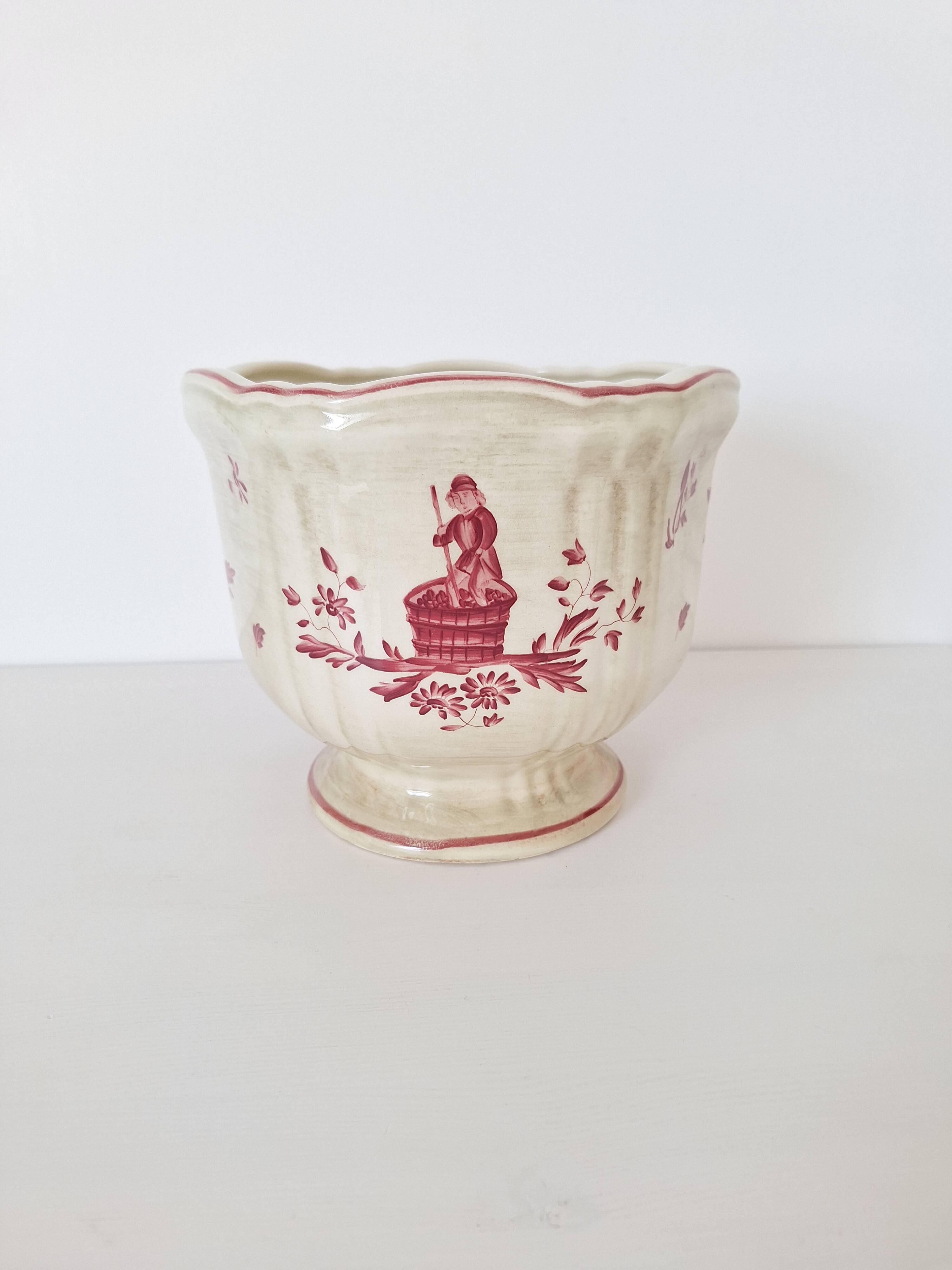 Longchamp pink planter