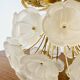 Floral Crystal Glass Chandelier by Ernst Palme