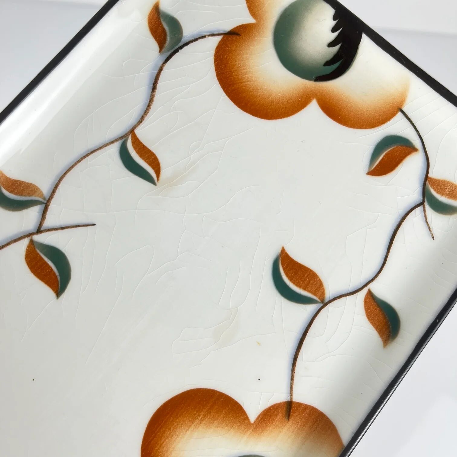 Cake dish with flower pattern, Max Roesler, Germany, 1930s/1940s